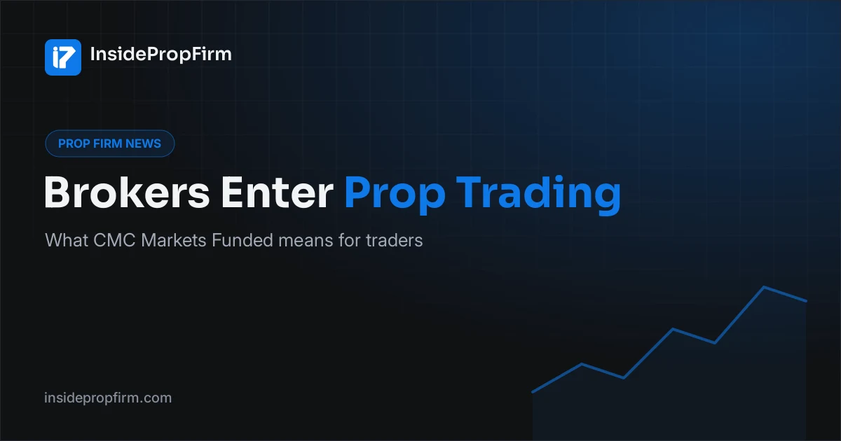 Brokers Are Entering Prop Trading: What CMC Markets Funded Means for Traders