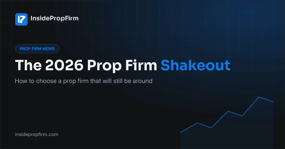 The 2026 Prop Firm Shakeout: How to Choose a Prop Firm That Will Still Be Around