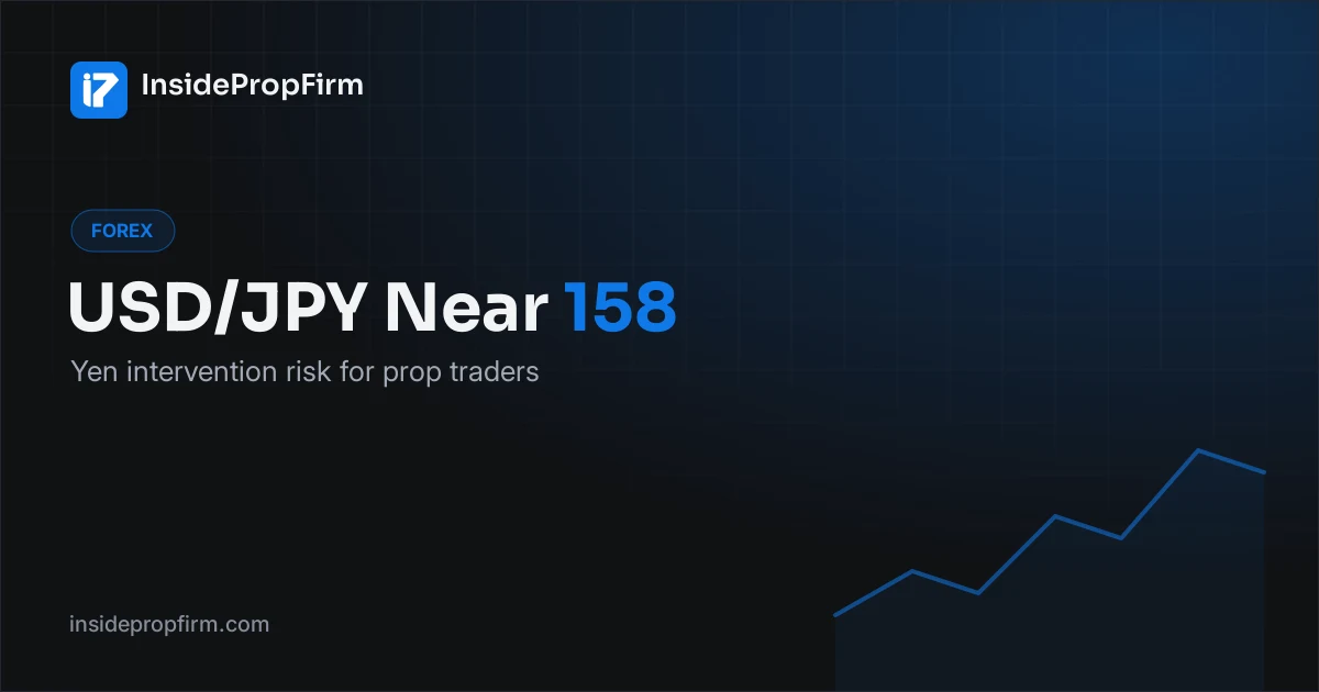 USD/JPY Near 158: Yen Intervention Risk and How Prop Traders Should Manage It